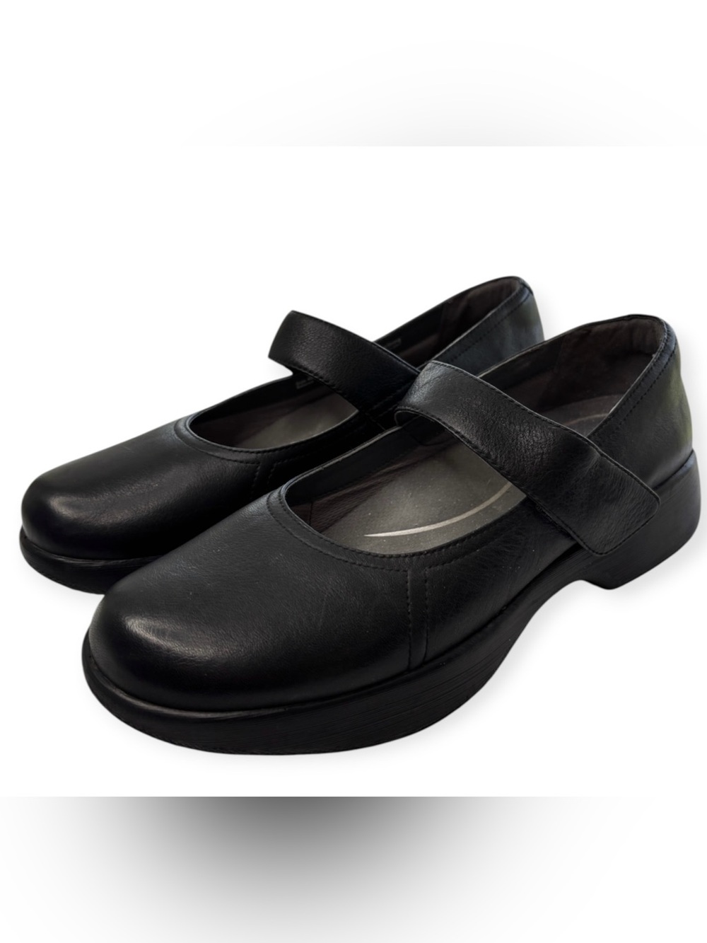 Dansko Willa Mary Jane Womens Comfort Shoe Size 40 US 9.5 / 10 Black Leather